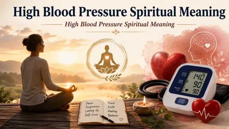 High Blood Pressure Spiritual Meaning