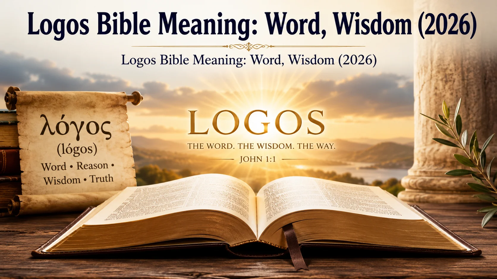 Logos Bible Meaning: Word, Wisdom
