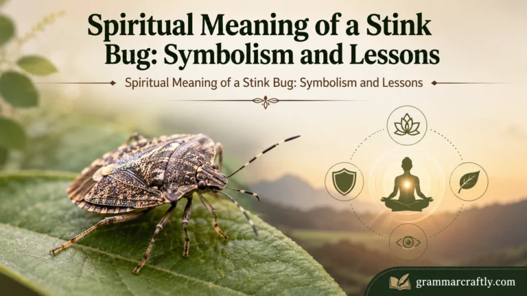Spiritual Meaning of a Stink Bug: Symbolism and Lessons