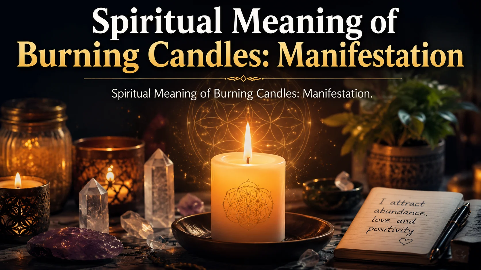 Spiritual Meaning of Burning Candles: Manifestation