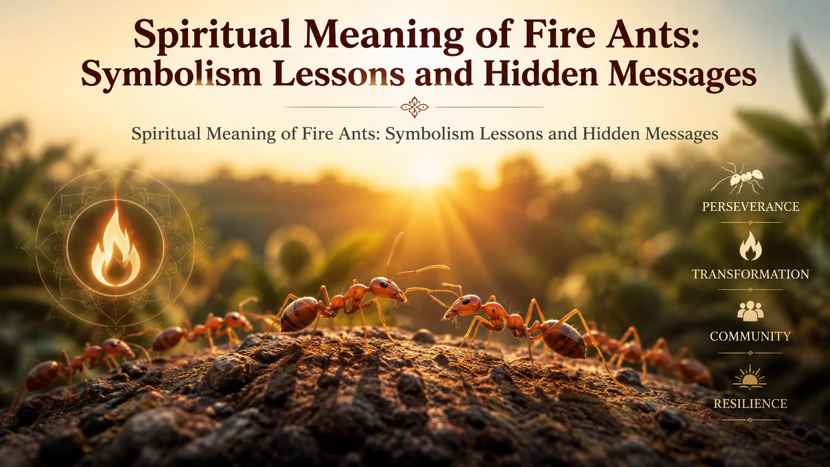 Spiritual Meaning of Fire Ants: Symbolism Lessons and Hidden Messages