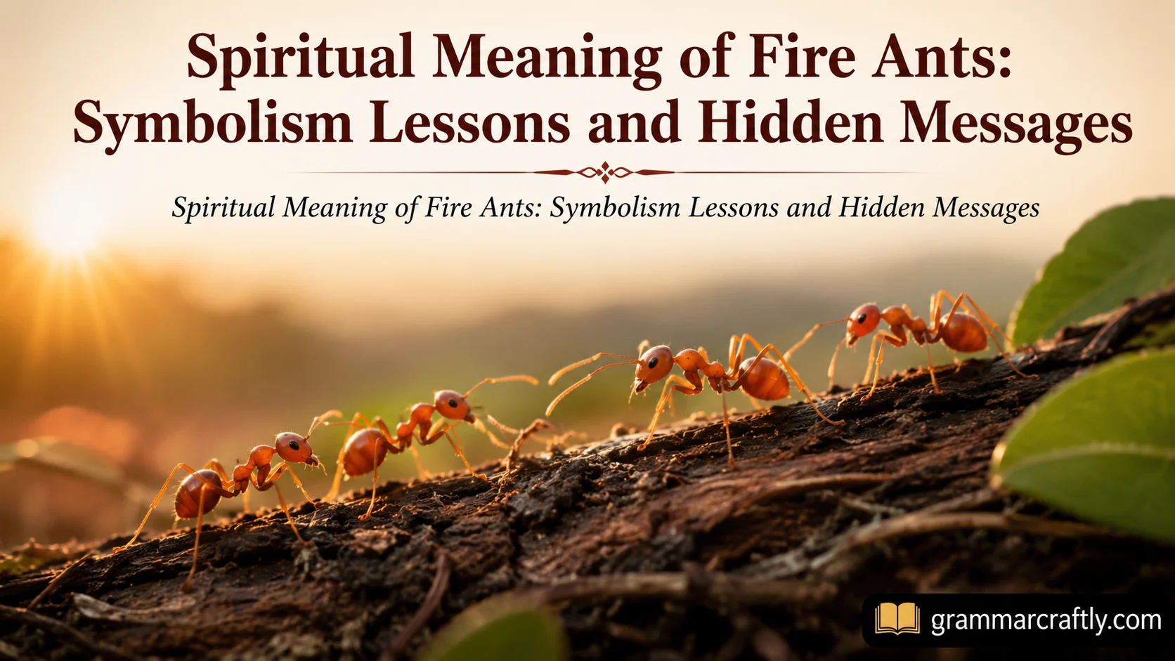 Spiritual Meaning of Fire Ants: Symbolism Lessons and Hidden Messages