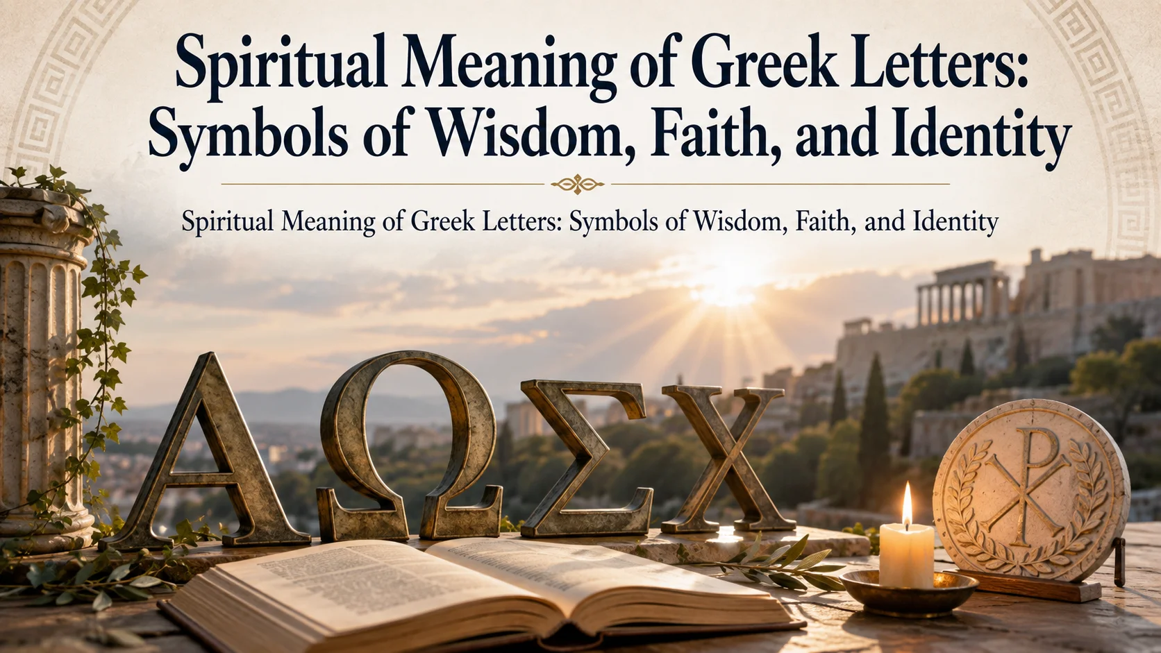 Spiritual Meaning of Greek Letters: Symbols of Wisdom, Faith, and Identity
