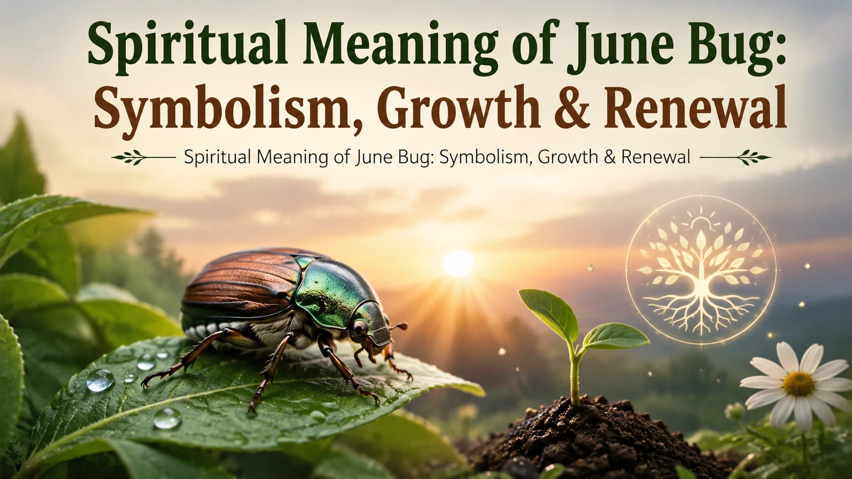Spiritual Meaning of June Bug: Symbolism, Growth & Renewal