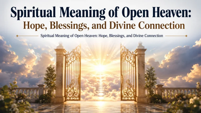 Spiritual Meaning of Open Heaven: Hope, Blessings, and Divine Connection