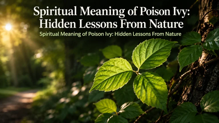 Spiritual Meaning of Poison Ivy: Hidden Lessons From Nature