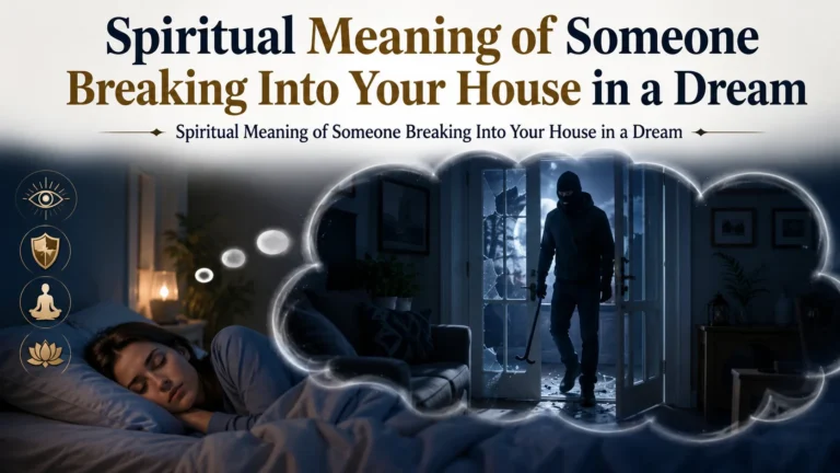 Spiritual Meaning of Someone Breaking Into Your House in a Dream