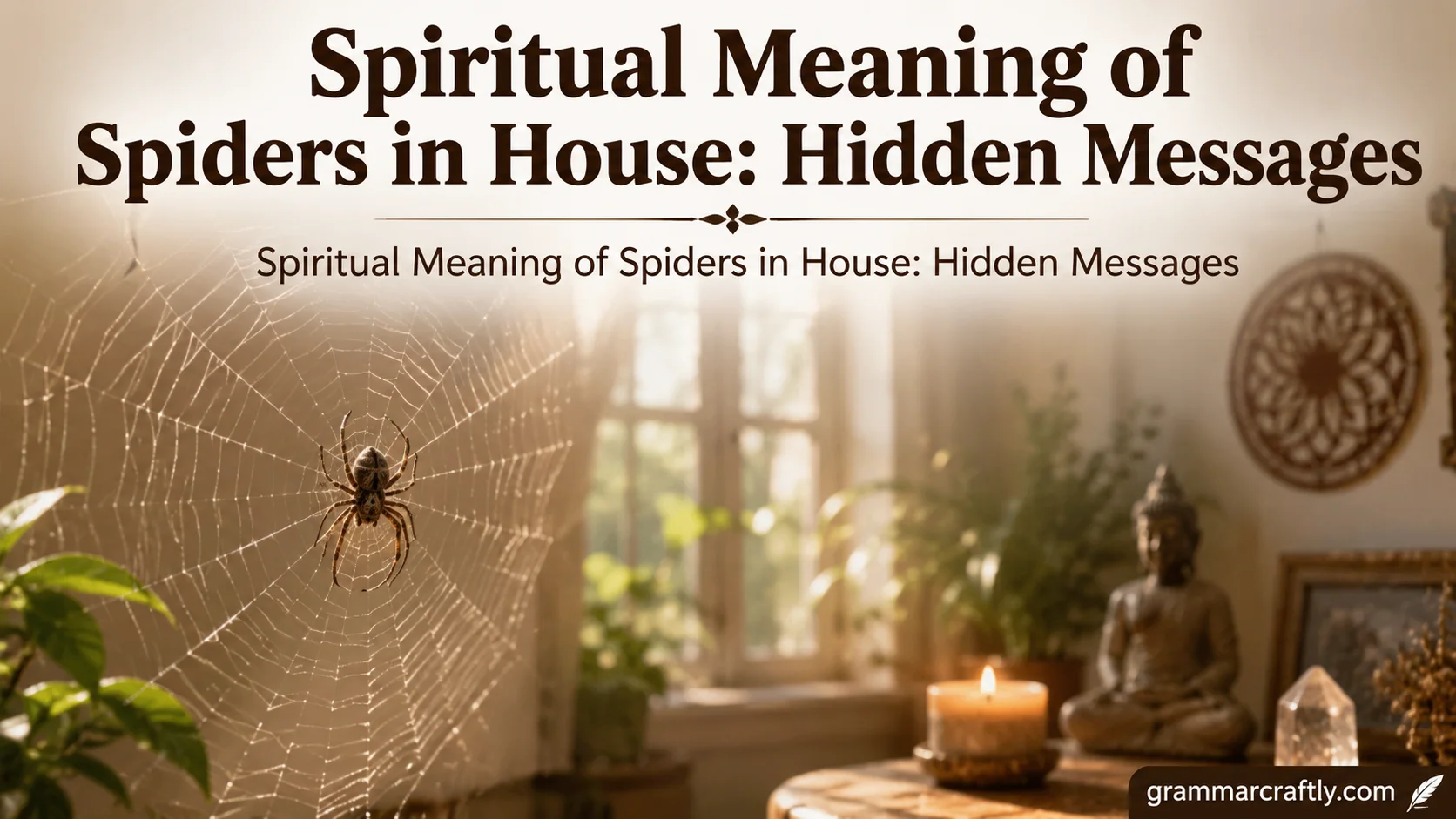 Spiritual Meaning of Spiders in House: Hidden Messages