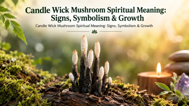 Candle Wick Mushroom Spiritual Meaning: Signs, Symbolism & Growth