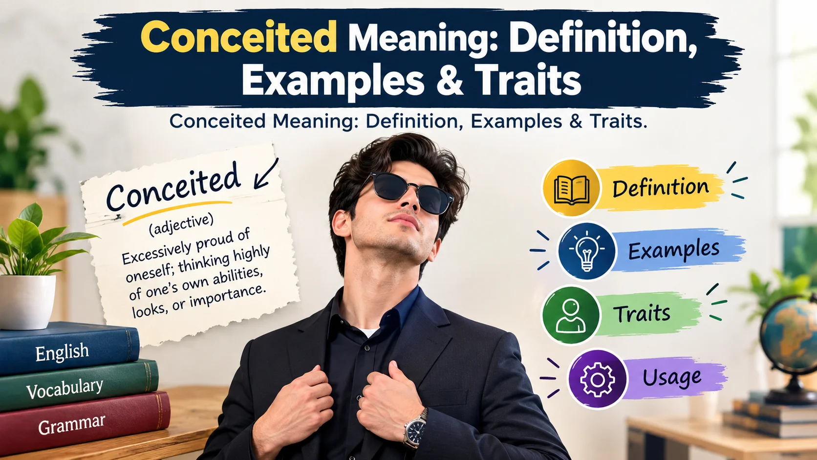 Conceited Meaning: Definition, Examples & Traits