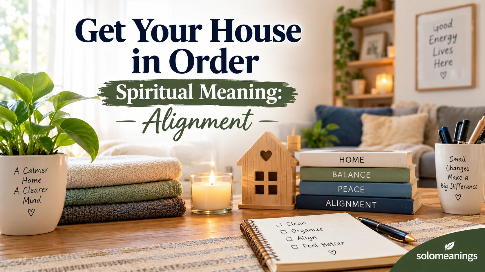 Get Your House in Order Spiritual Meaning: Alignment
