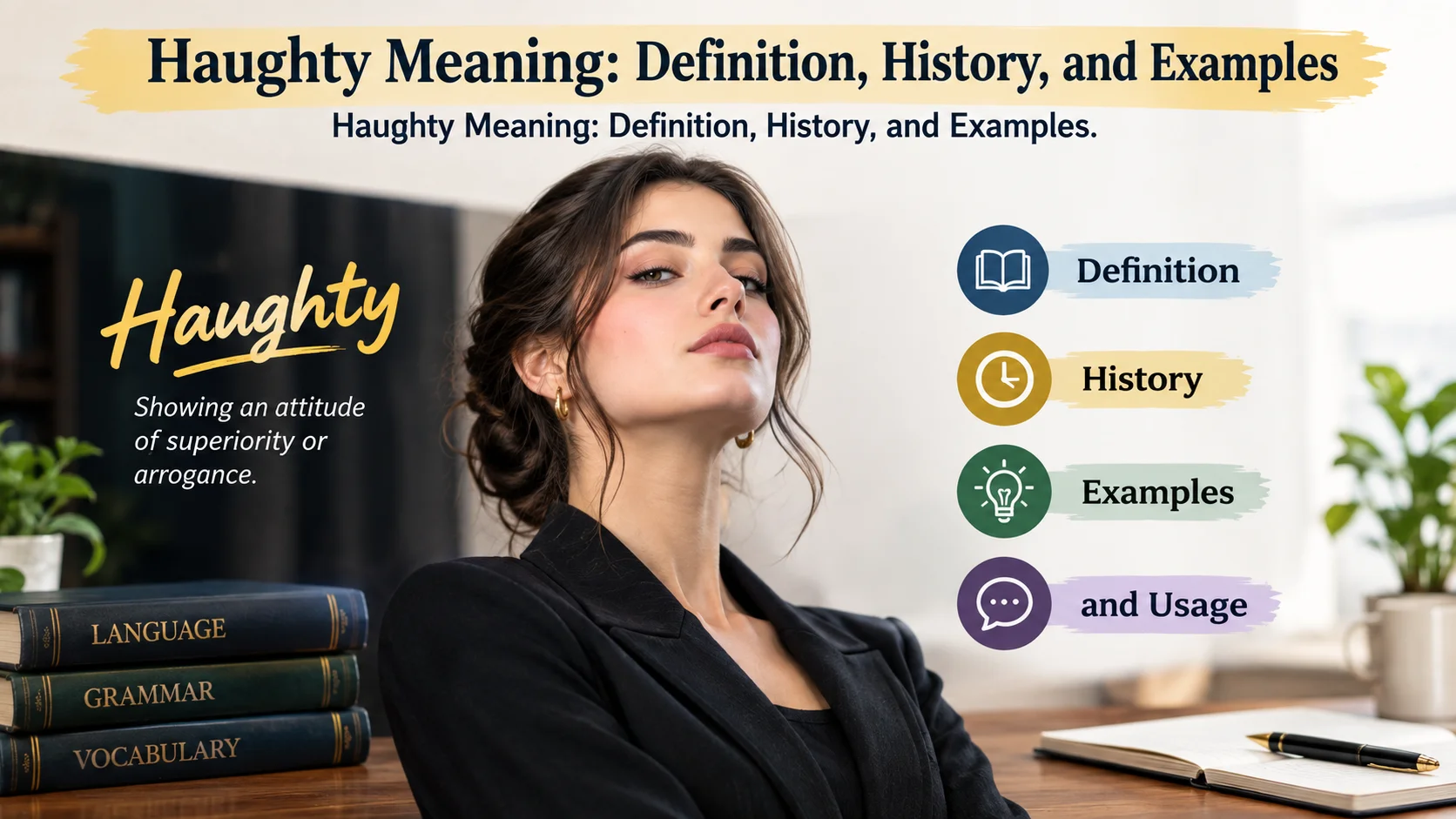 Haughty Meaning: Definition, History, and Examples