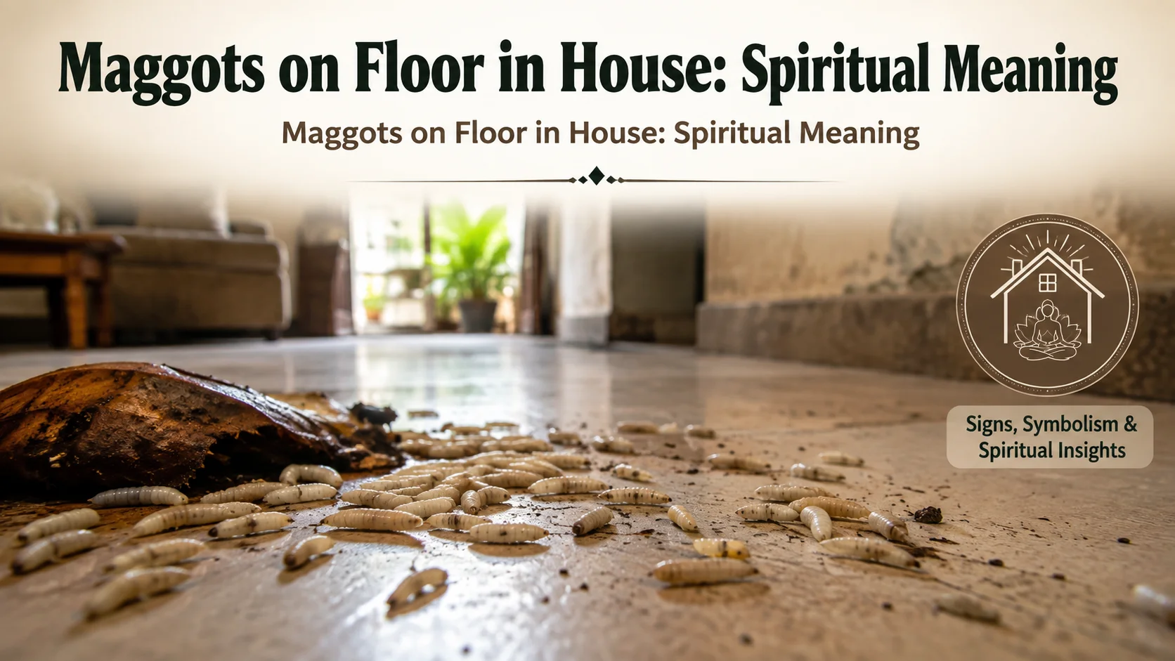 Maggots on Floor in House: Spiritual Meaning