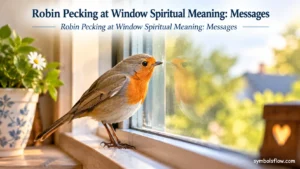 Robin Pecking at Window Spiritual Meaning: Messages