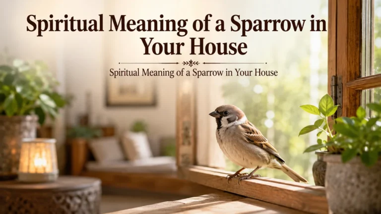Spiritual Meaning of a Sparrow in Your House