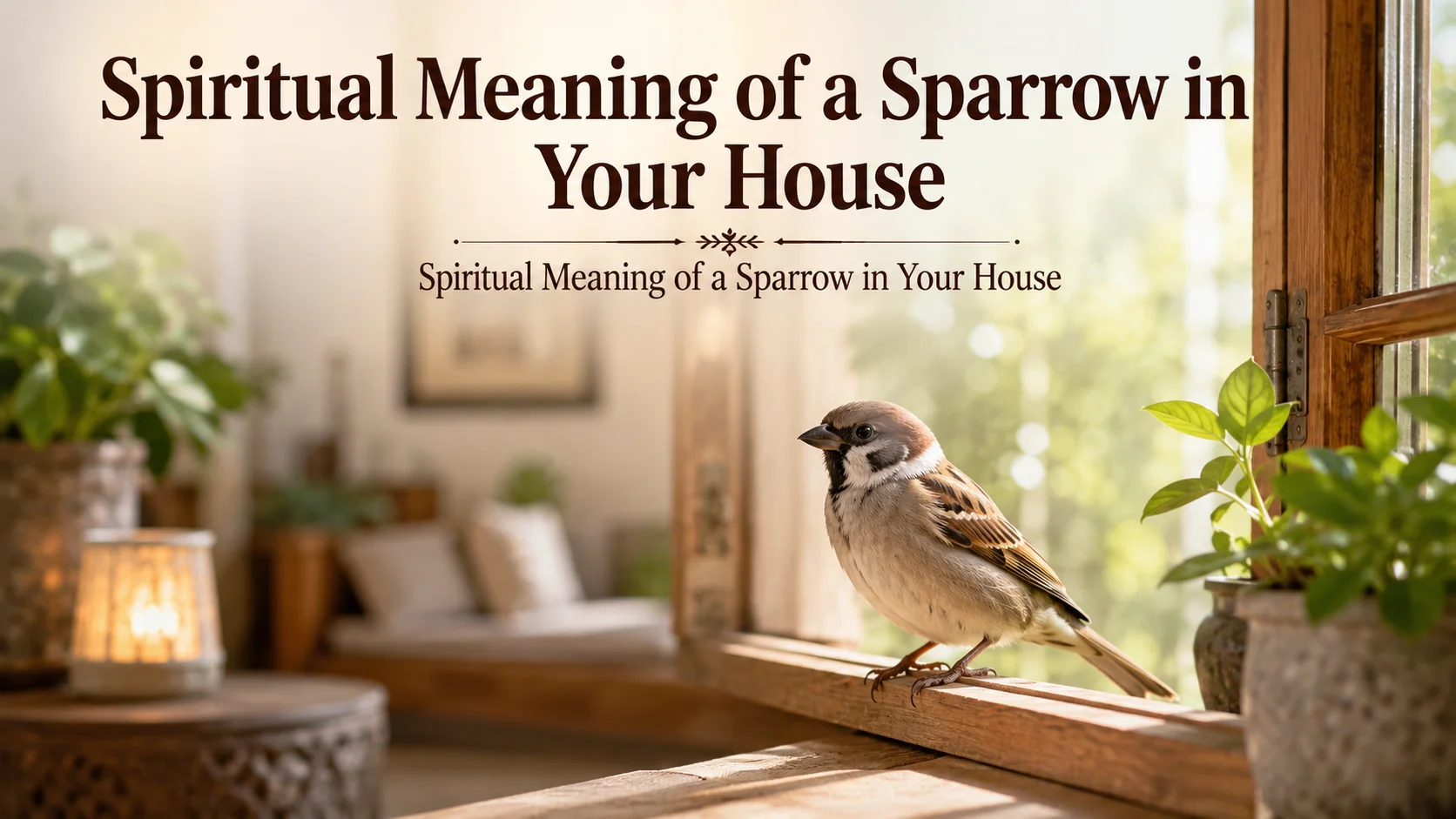 Spiritual Meaning of a Sparrow in Your House