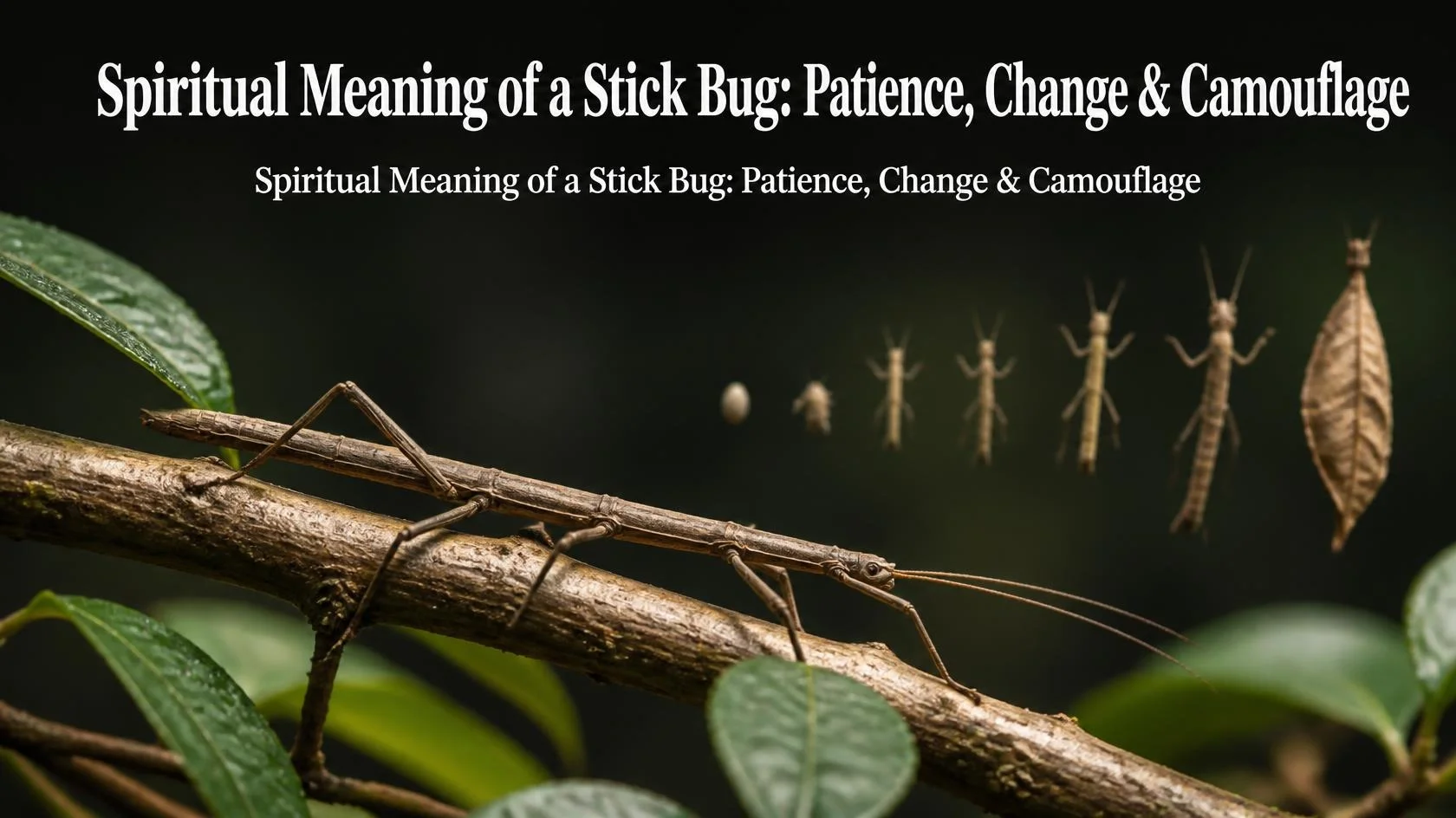 Spiritual Meaning of a Stick Bug: Patience, Change & Camouflage