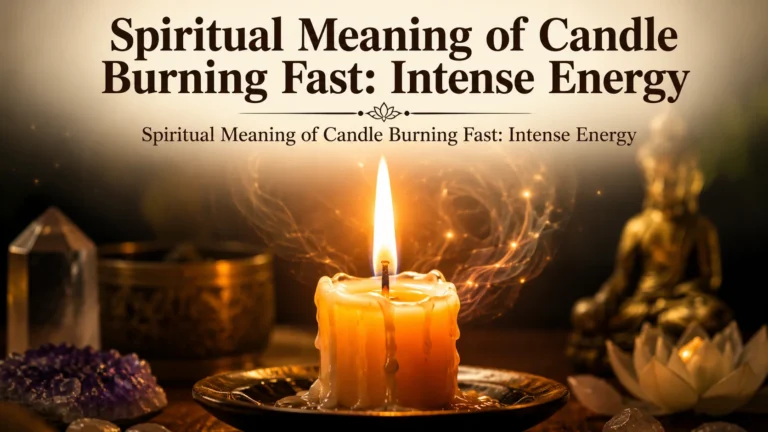 Spiritual Meaning of Candle Burning Fast: Intense Energy