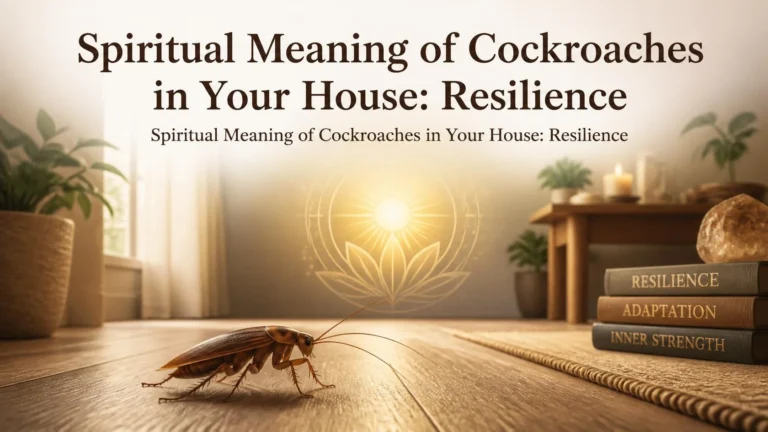 Spiritual Meaning of Cockroaches in Your House: Resilience