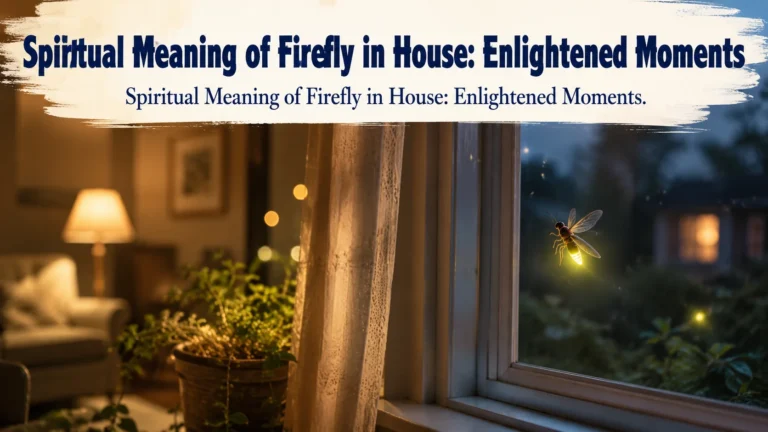 Spiritual Meaning of Firefly in House: Enlightened Moments