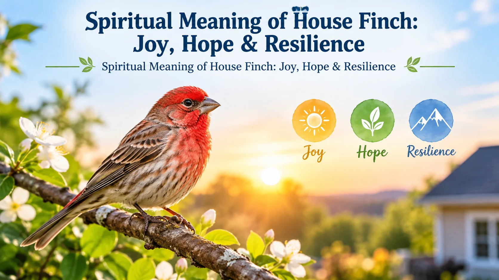 Spiritual Meaning of House Finch: Joy, Hope & Resilience