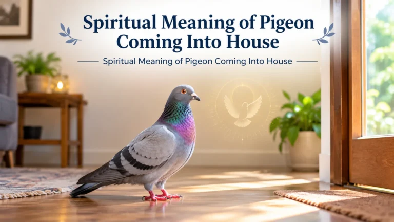 Spiritual Meaning of Pigeon Coming Into House