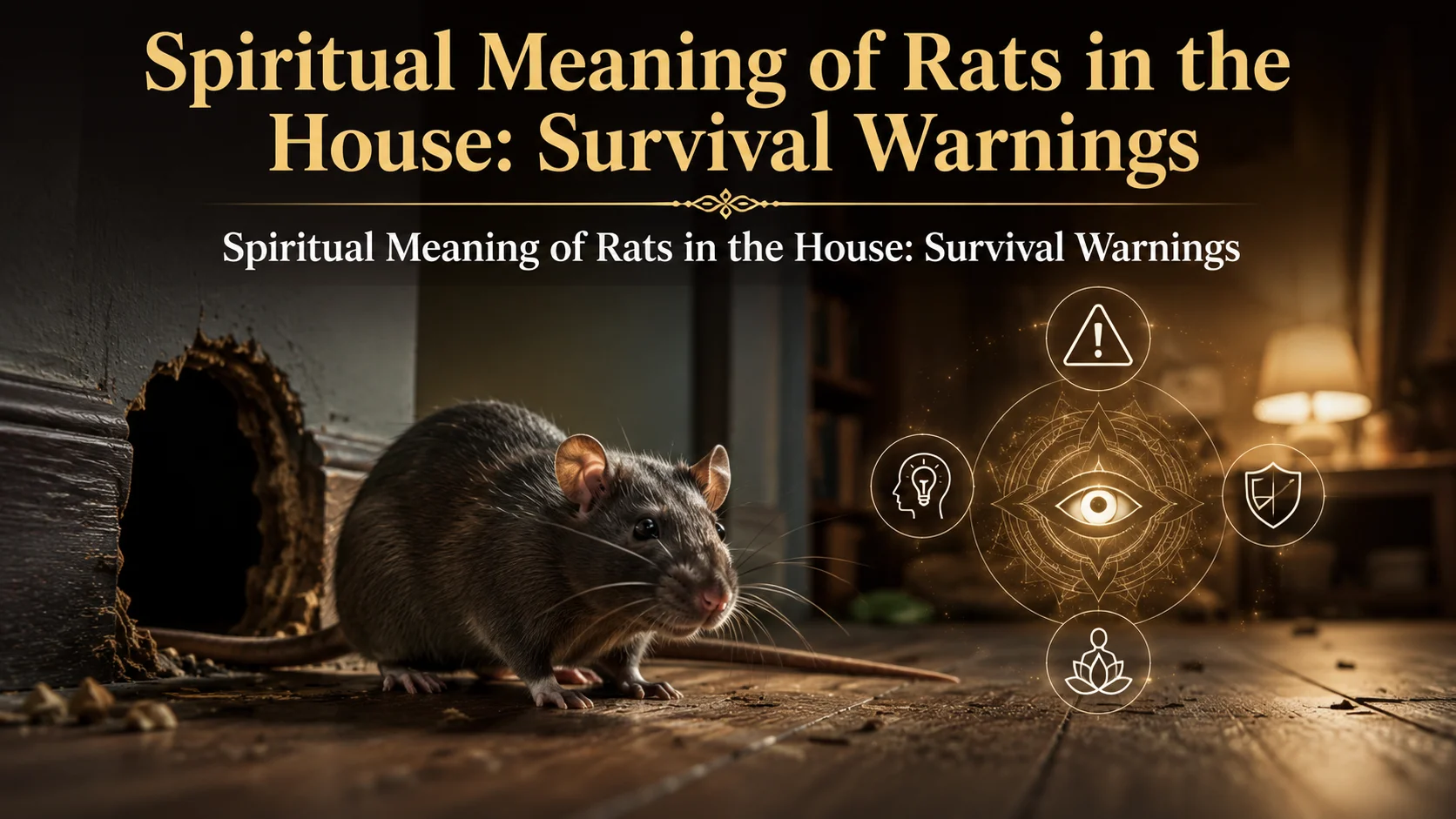Spiritual Meaning of Rats in the House: Survival Warnings