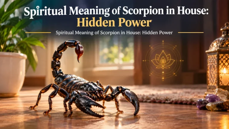 Spiritual Meaning of Scorpion in House: Hidden Power