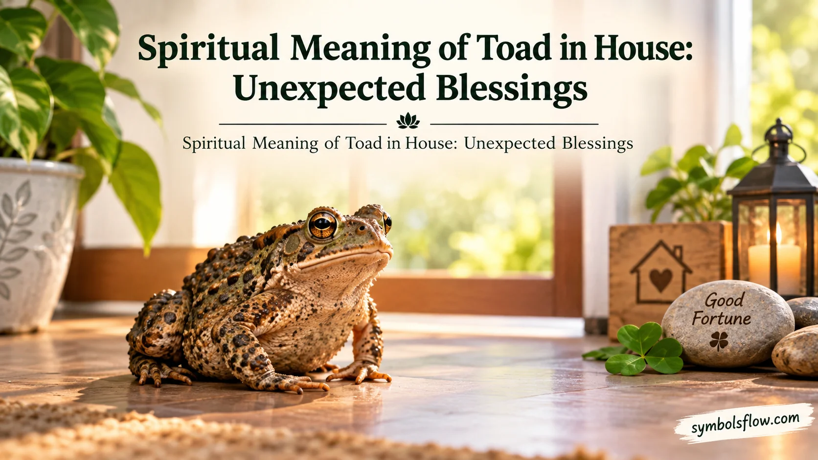 Spiritual Meaning of Toad in House: Unexpected Blessings