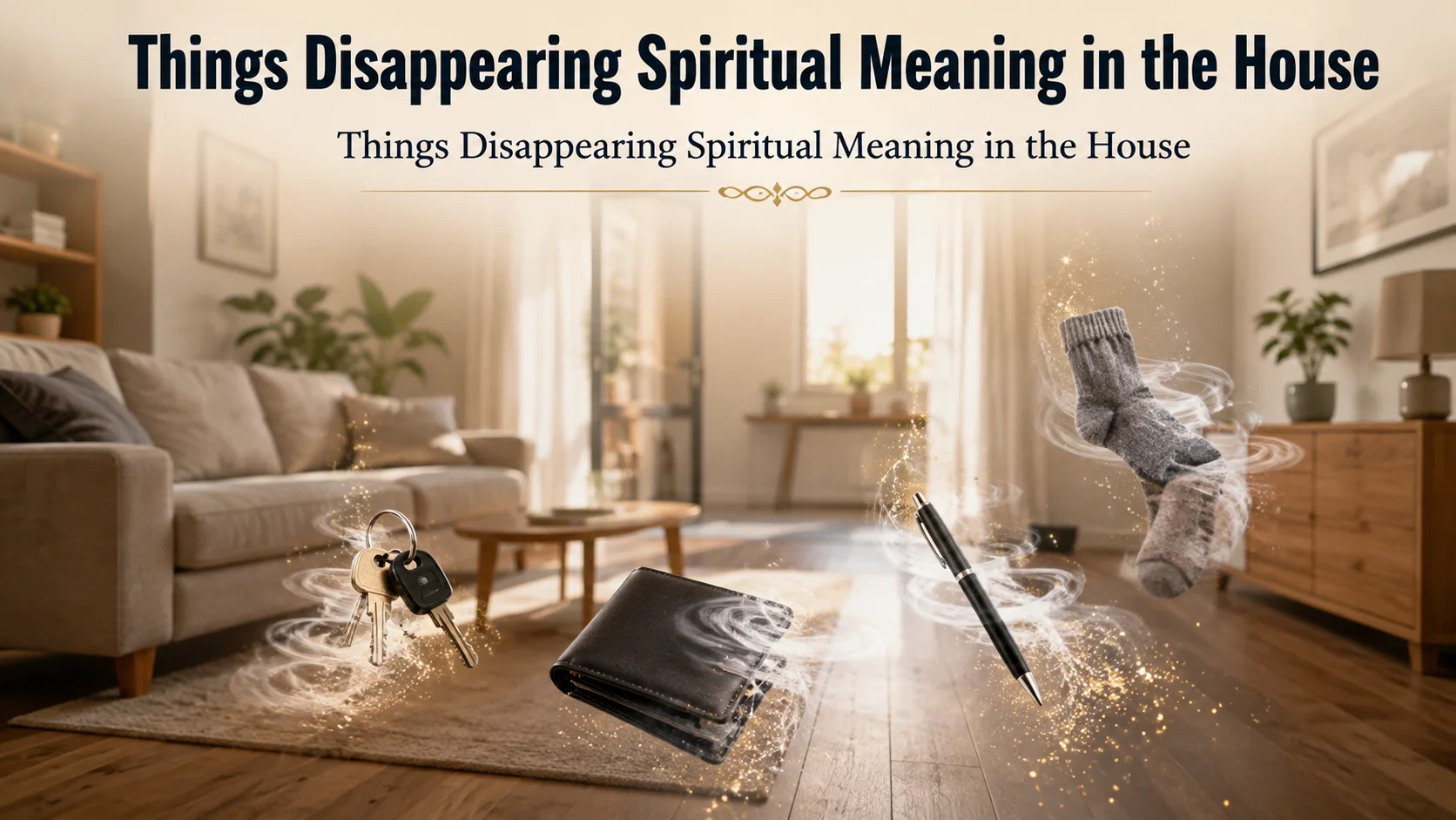 Things Disappearing Spiritual Meaning in the House
