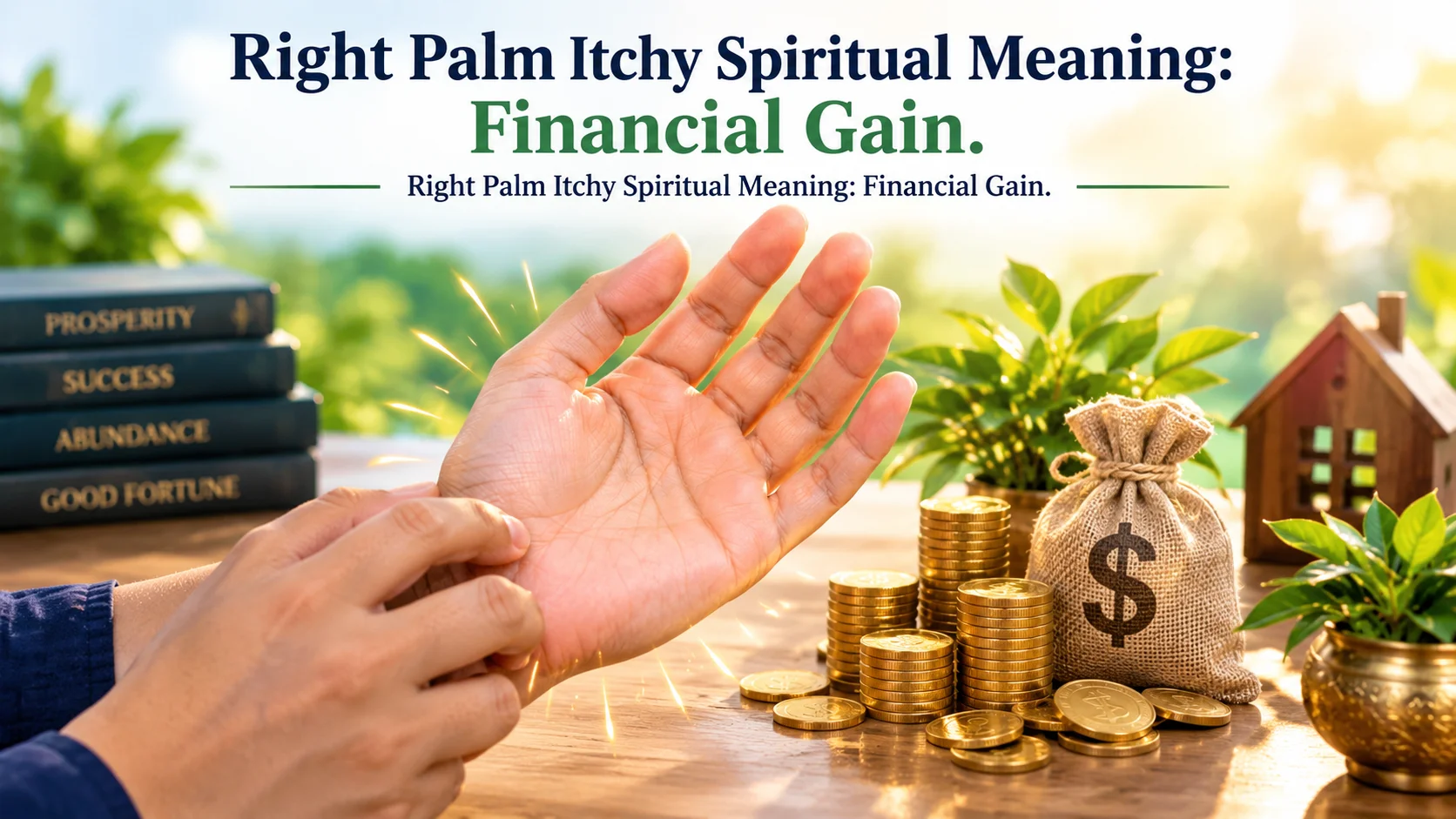 Right Palm Itchy Spiritual Meaning: Financial Gain